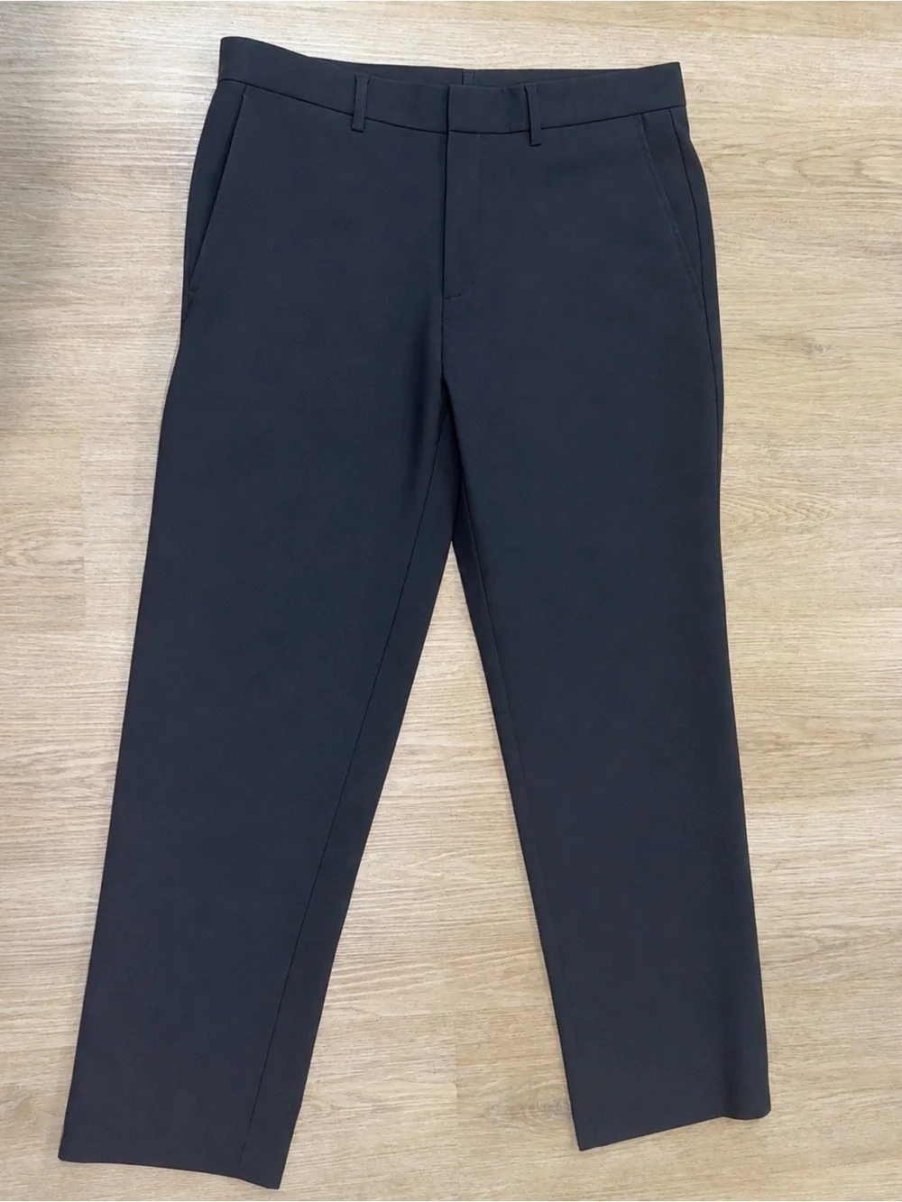Kenneth Cole Reaction Men's Black Straight-Leg Dress Pants